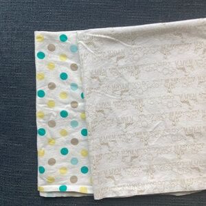 Set of 2 George receiving blankets